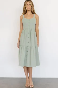 Baltic Born midi dresses|Sammy Tank Midi Dress | Sage