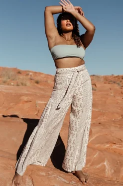 Baltic Born BOTTOMS|pants|San Sebastian Pants | Tan Multi