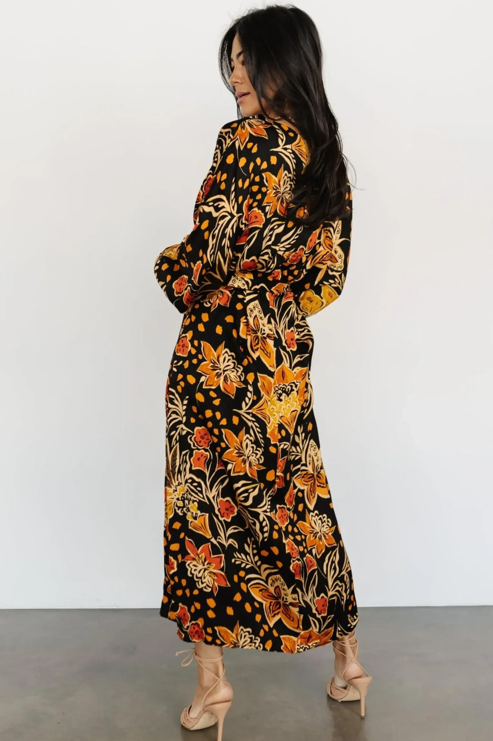 Baltic Born SALE|Sarabi Maxi Dress | Black Multi