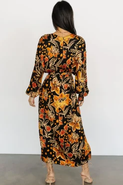 Baltic Born SALE|Sarabi Maxi Dress | Black Multi