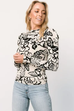 Baltic Born TOPS|blouses + shirts|Sebastian Sweater | Black Multi