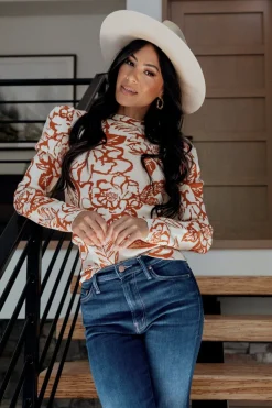 Baltic Born TOPS|blouses + shirts|Sebastian Sweater | Rust Multi