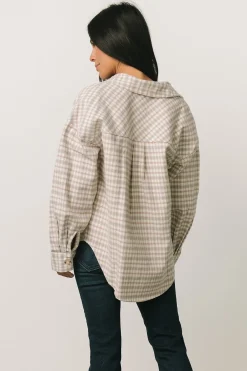Baltic Born outerwear|Seeley Shacket | Dusty Blue Multi