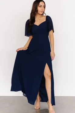 Baltic Born WEDDING SUITE|wedding guest|Sierra Sweetheart Maxi Dress | Navy