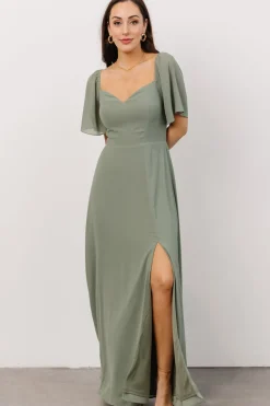 Baltic Born WEDDING SUITE|wedding guest|Sierra Sweetheart Maxi Dress | Eucalyptus