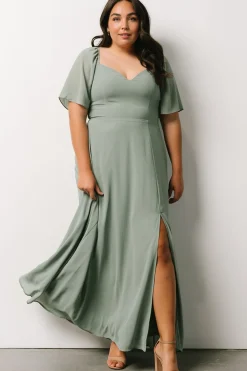 Baltic Born WEDDING SUITE|wedding guest|Sierra Sweetheart Maxi Dress | Eucalyptus
