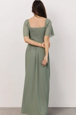 Baltic Born WEDDING SUITE|wedding guest|Sierra Sweetheart Maxi Dress | Eucalyptus