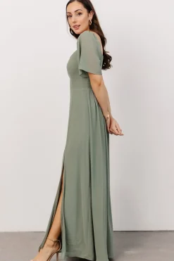 Baltic Born WEDDING SUITE|wedding guest|Sierra Sweetheart Maxi Dress | Eucalyptus