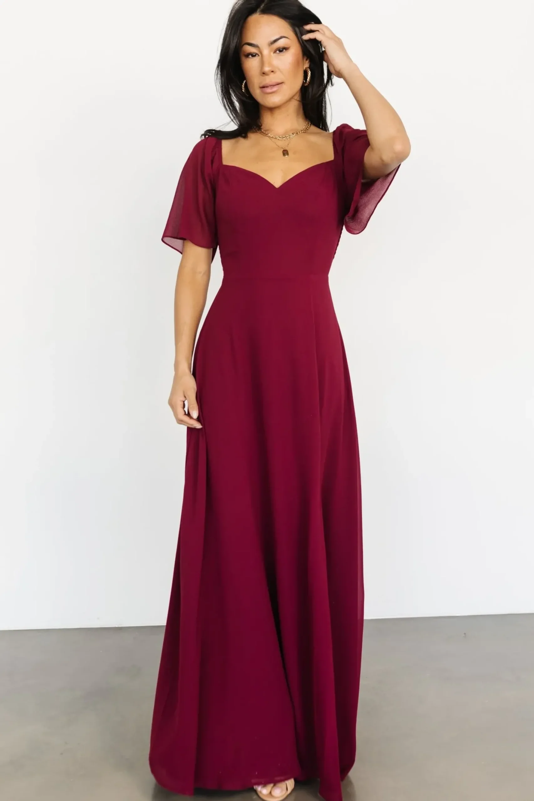Baltic Born WEDDING SUITE|wedding guest|Sierra Sweetheart Maxi Dress | Mulberry