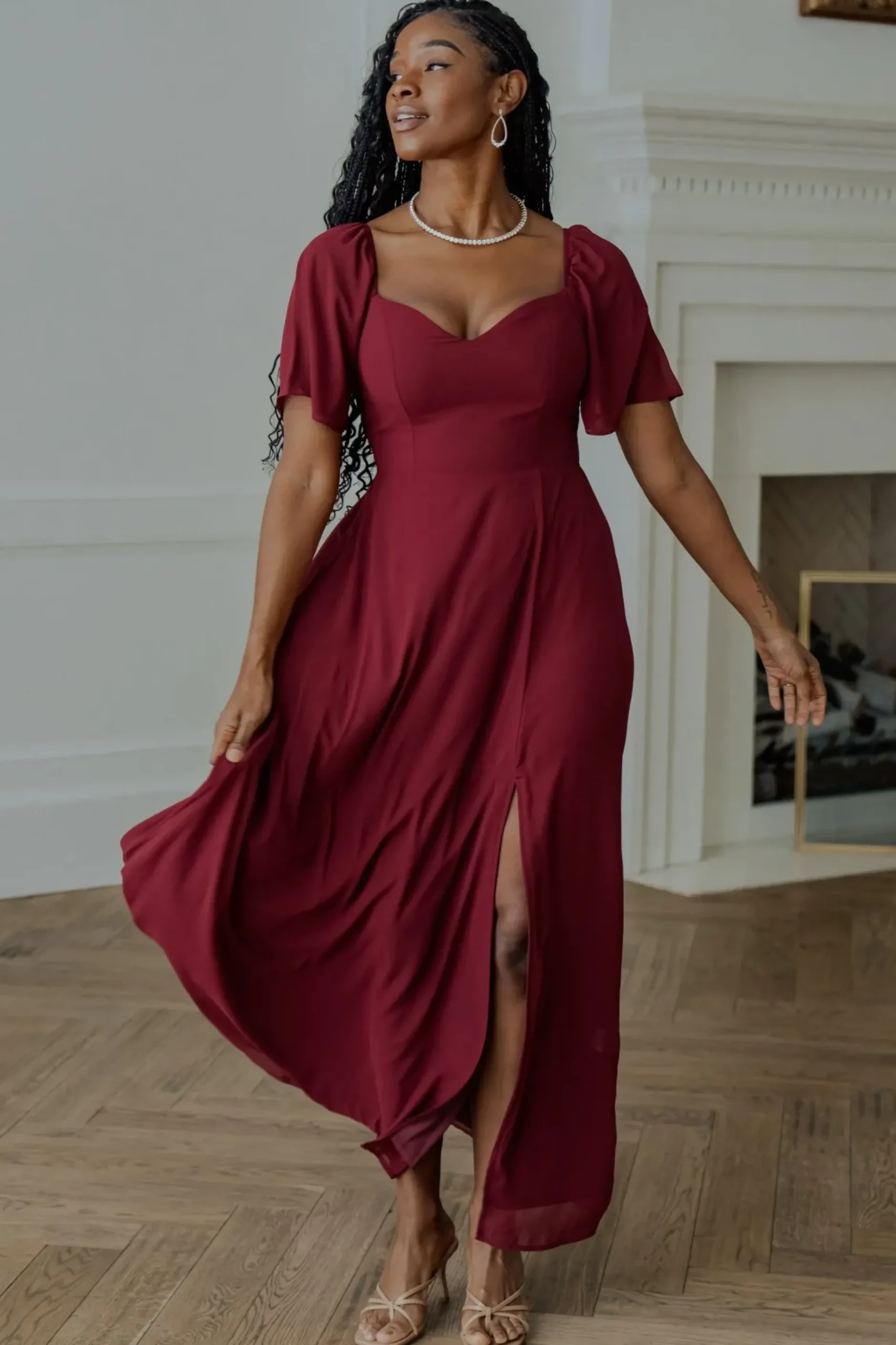 Baltic Born WEDDING SUITE|wedding guest|Sierra Sweetheart Maxi Dress | Mulberry