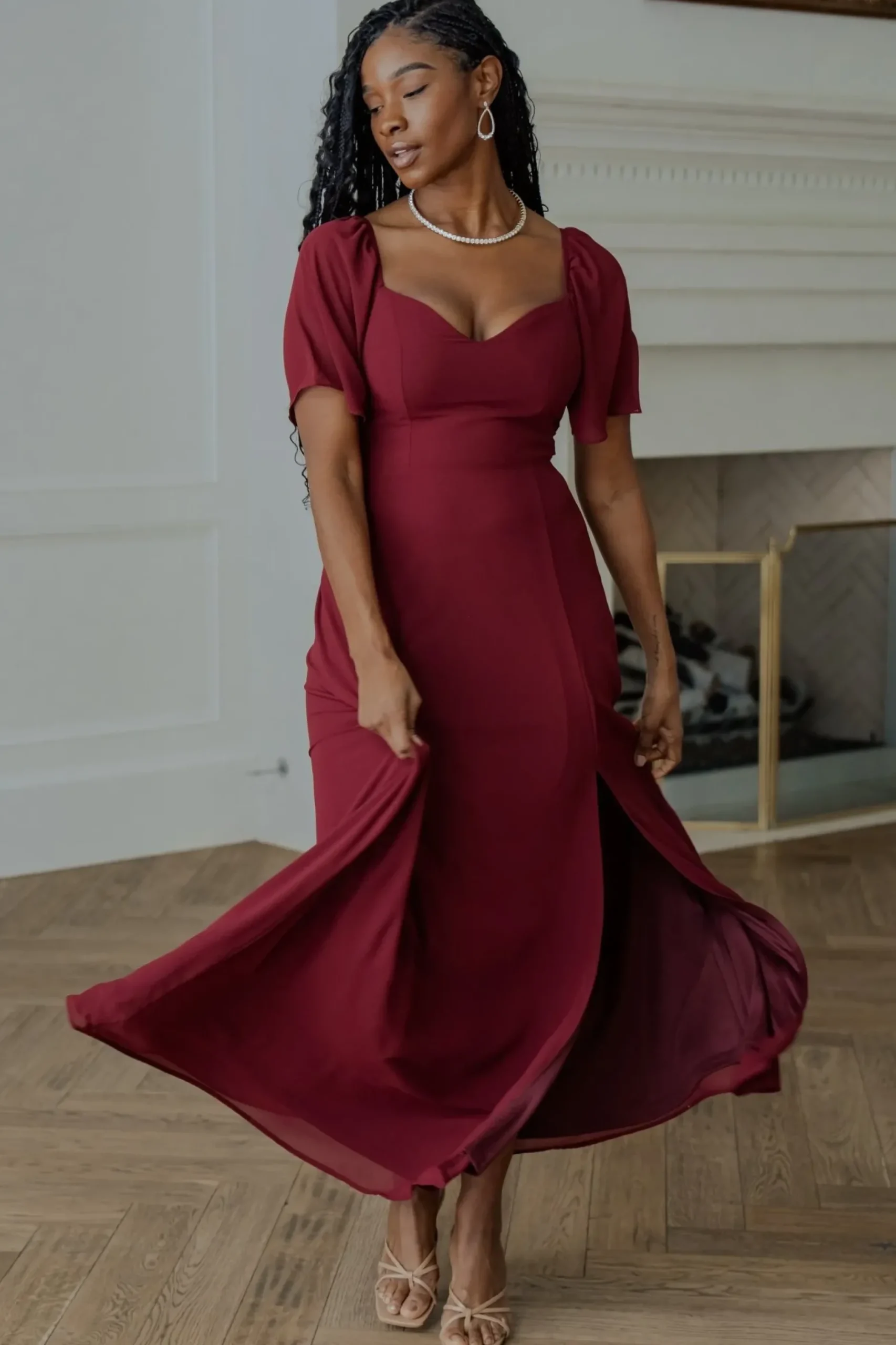 Baltic Born WEDDING SUITE|wedding guest|Sierra Sweetheart Maxi Dress | Mulberry
