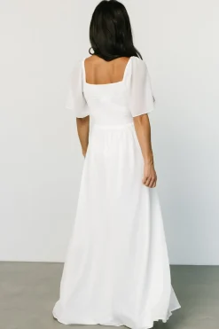 Baltic Born WEDDING SUITE|wedding guest|Sierra Sweetheart Maxi Dress | White