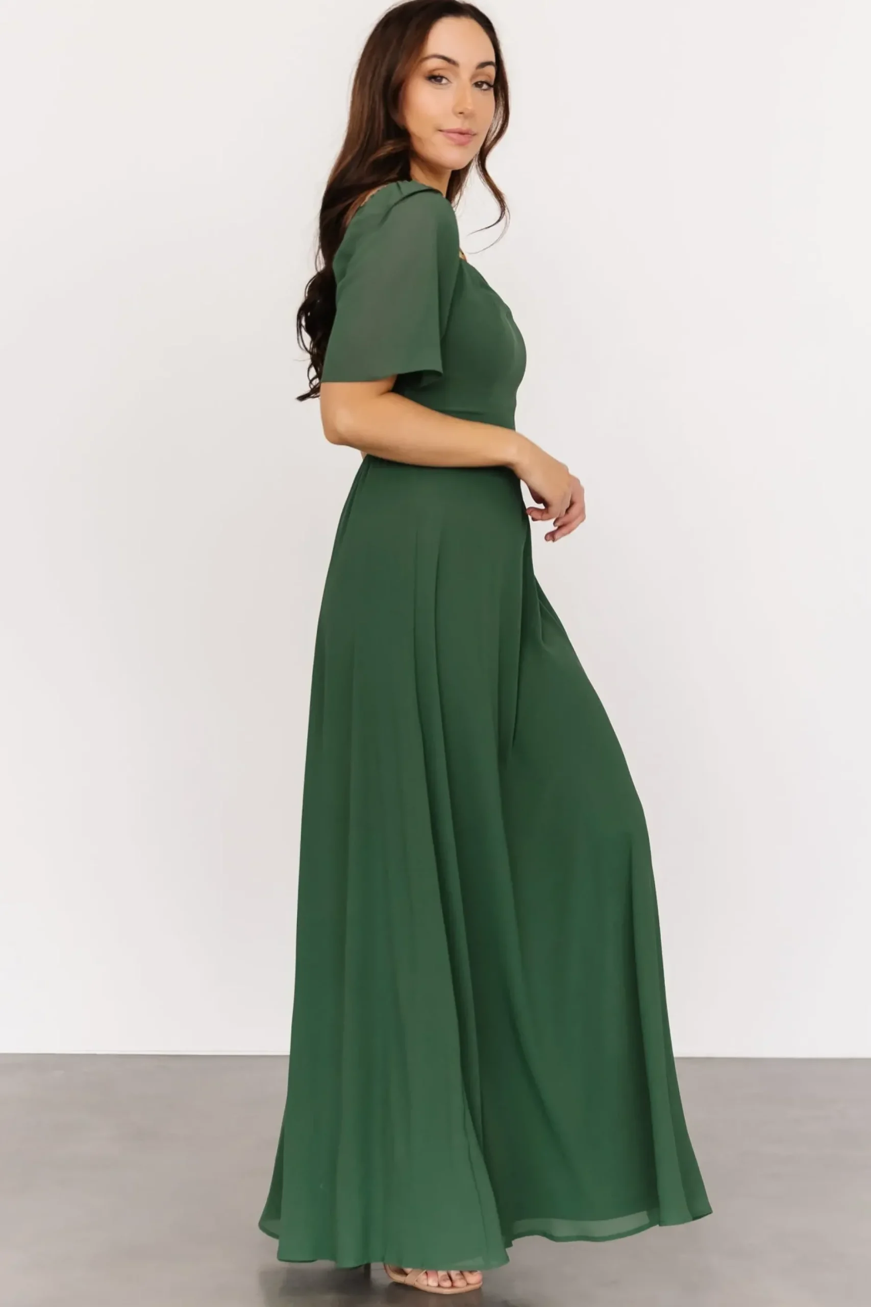 Baltic Born WEDDING SUITE|wedding guest|Sierra Sweetheart Maxi Dress | Evergreen
