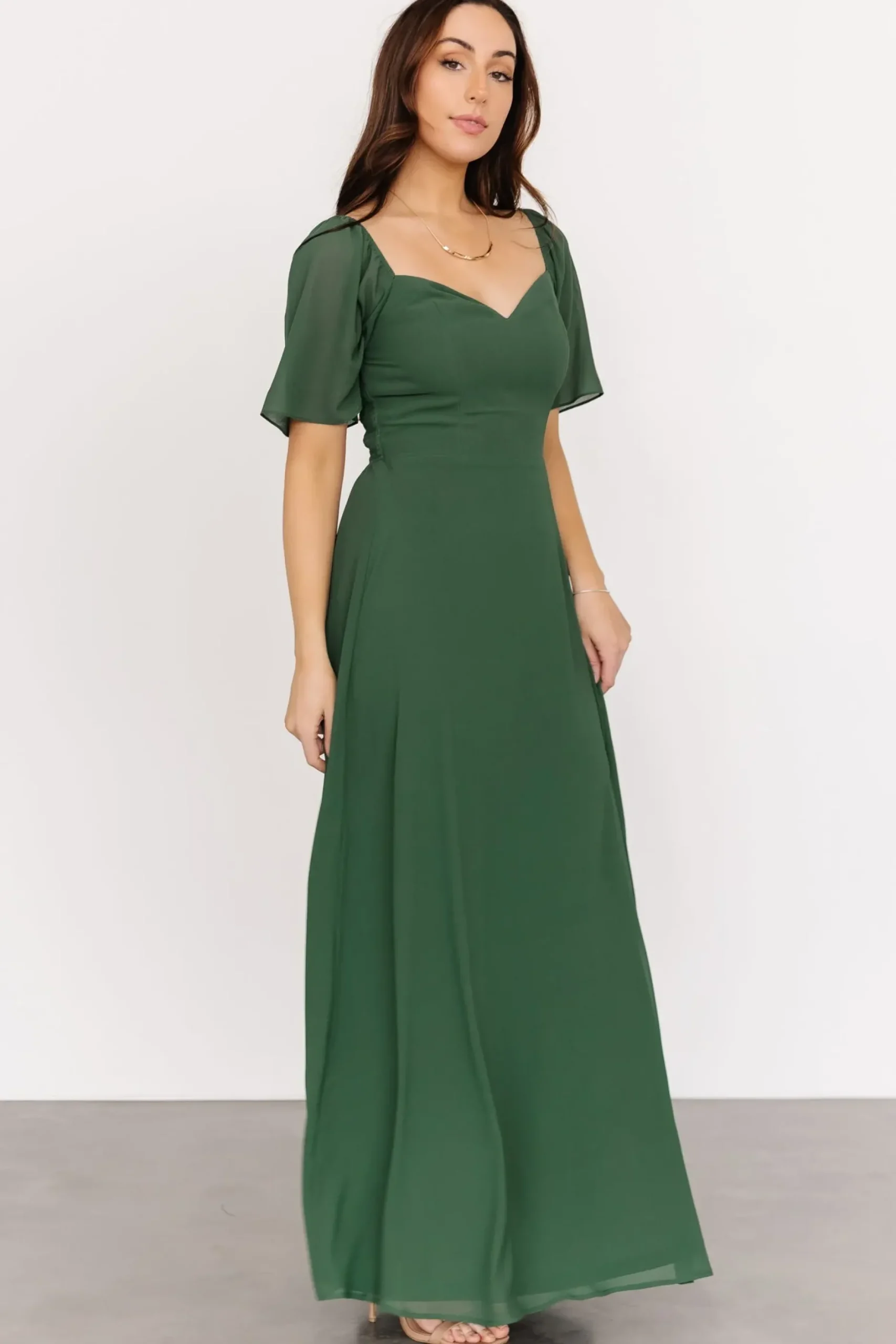 Baltic Born WEDDING SUITE|wedding guest|Sierra Sweetheart Maxi Dress | Evergreen
