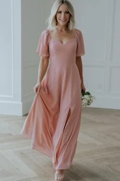 Baltic Born WEDDING SUITE|wedding guest|Sierra Sweetheart Maxi Dress | Blush