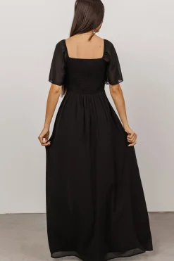 Baltic Born WEDDING SUITE|wedding guest|Sierra Sweetheart Maxi Dress | Black