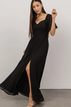 Baltic Born WEDDING SUITE|wedding guest|Sierra Sweetheart Maxi Dress | Black