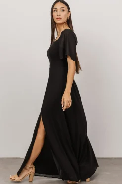 Baltic Born WEDDING SUITE|wedding guest|Sierra Sweetheart Maxi Dress | Black