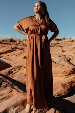 Baltic Born maxi dresses|Sorenson Maxi Dress | Bronze