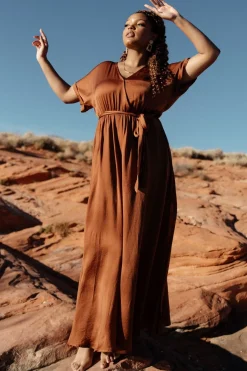 Baltic Born maxi dresses|Sorenson Maxi Dress | Bronze