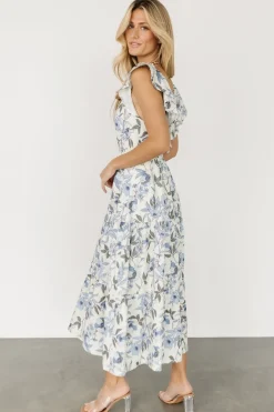 Baltic Born COMING SOON|Sorrento Ruffle Dress | Blue Floral