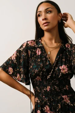 Baltic Born midi dresses|bump friendly|Spell Boho Midi Dress | Midnight Garden