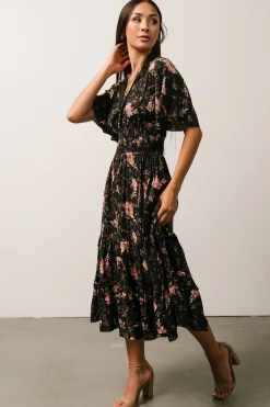 Baltic Born midi dresses|bump friendly|Spell Boho Midi Dress | Midnight Garden