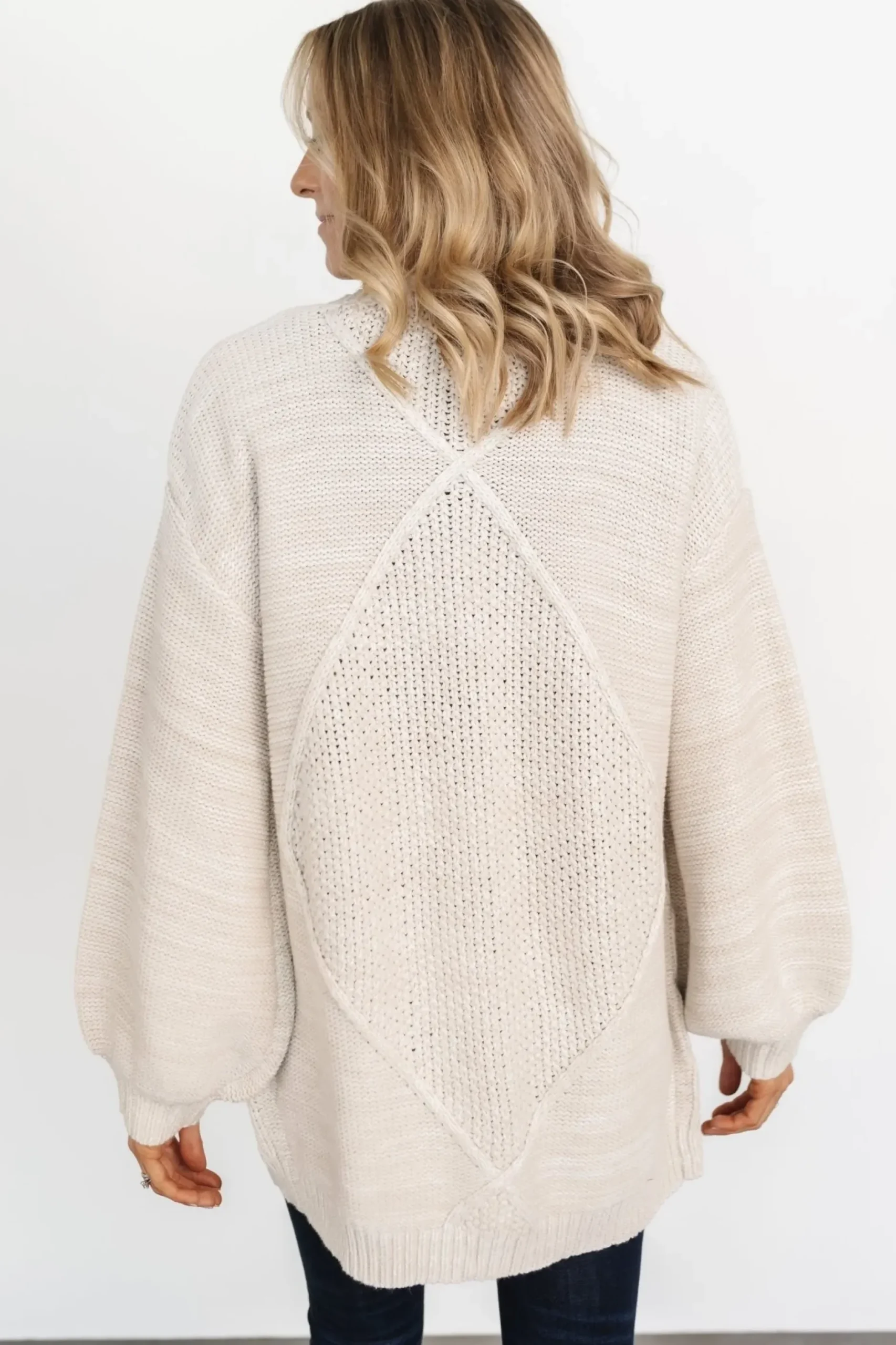 Baltic Born sweaters|cardigans|Spencer Chunky Knit Cardigan | Oatmeal