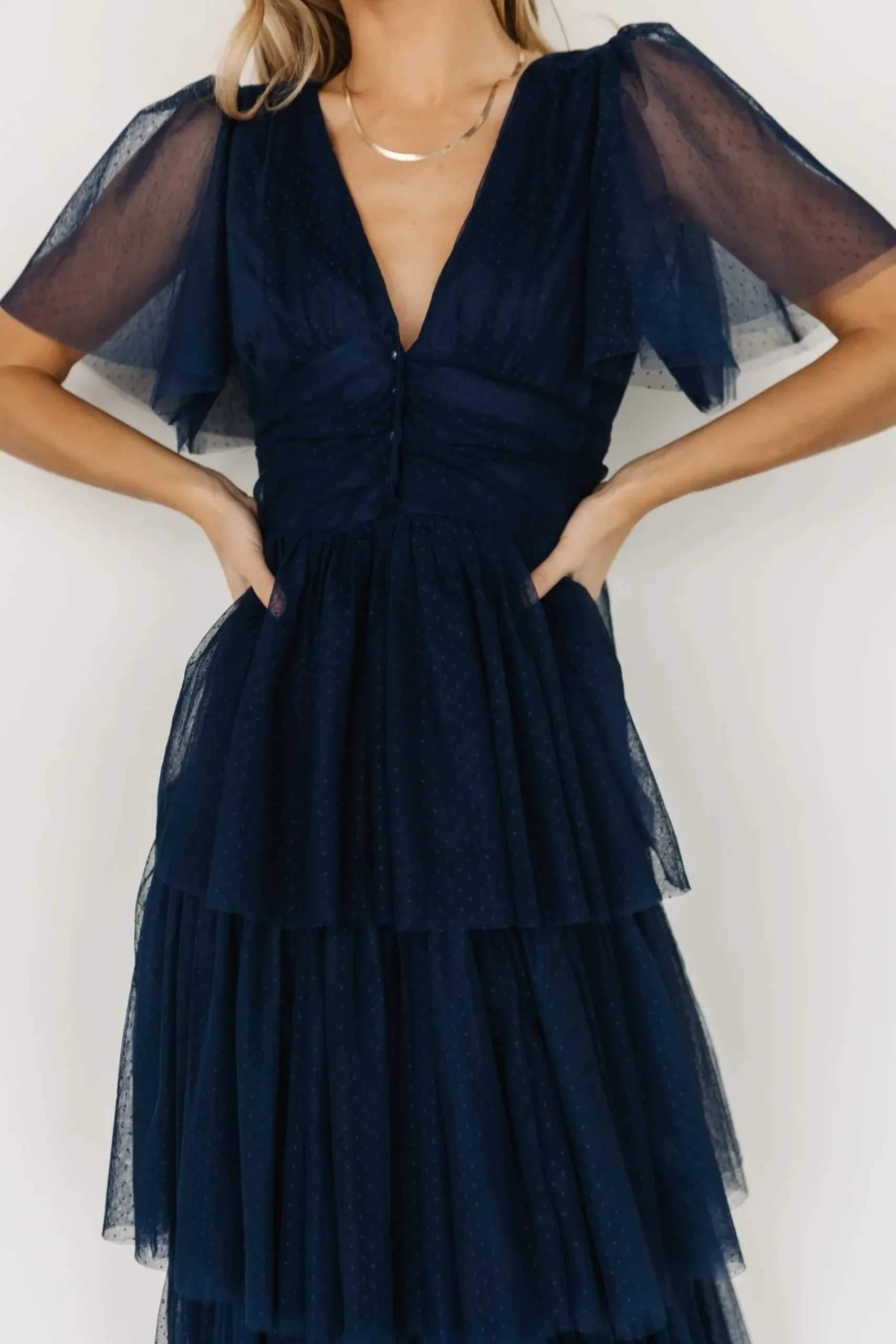 Baltic Born COMING SOON|Starlet Tiered Maxi Dress | Midnight Blue