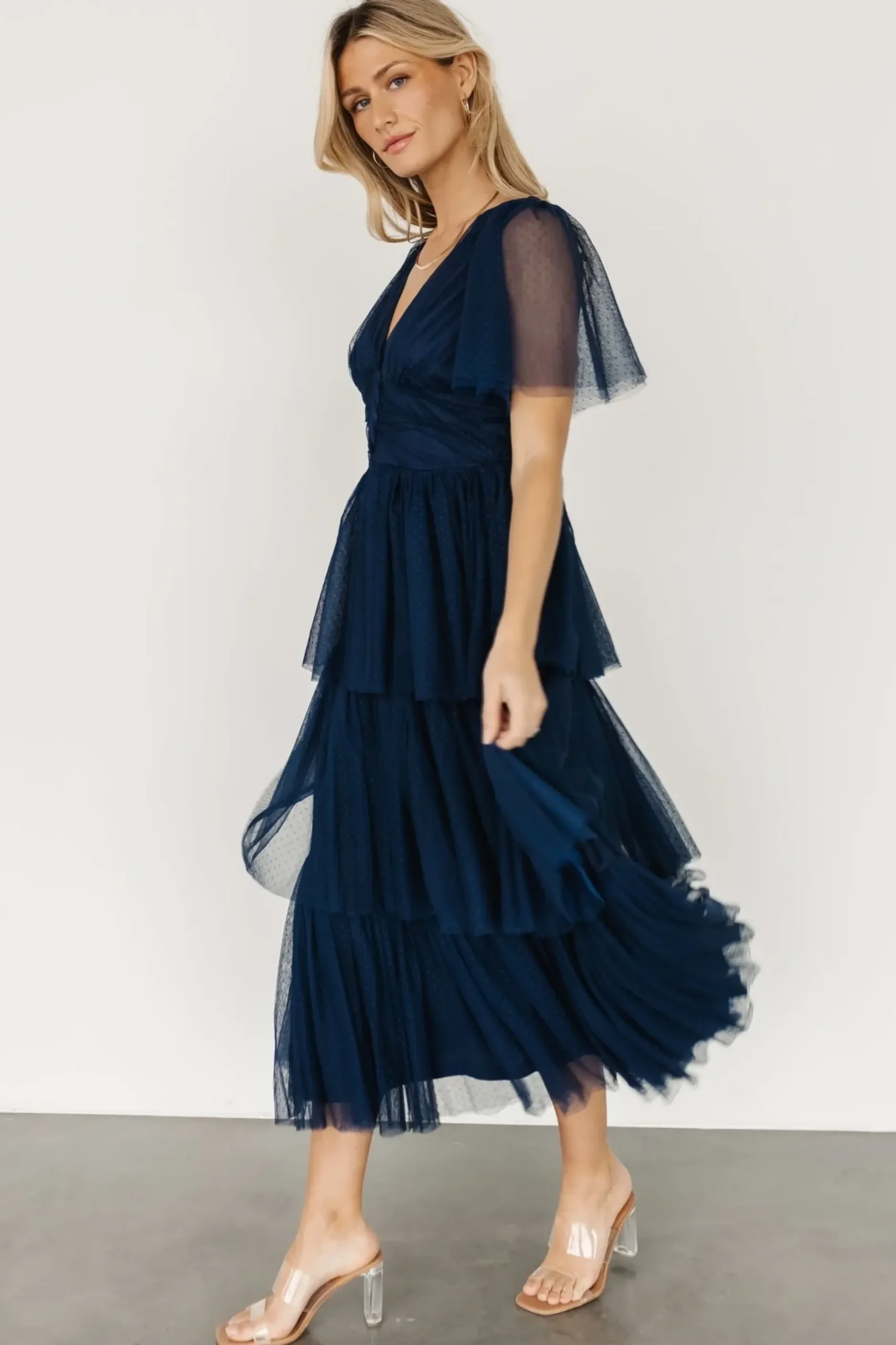 Baltic Born COMING SOON|Starlet Tiered Maxi Dress | Midnight Blue