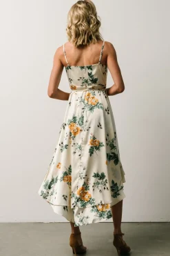 Baltic Born SALE|Steffi Tulip Wrap Dress | Ivory Floral