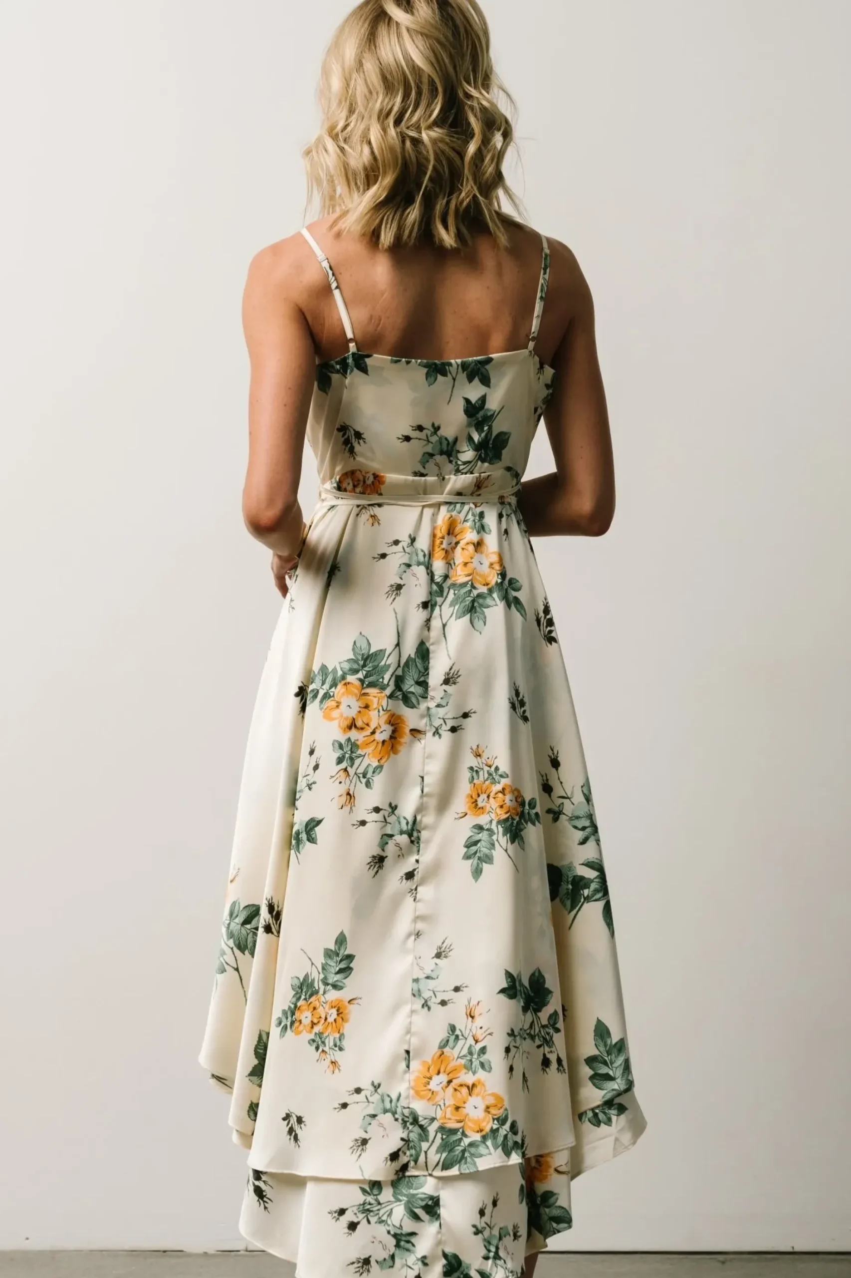 Baltic Born SALE|Steffi Tulip Wrap Dress | Ivory Floral