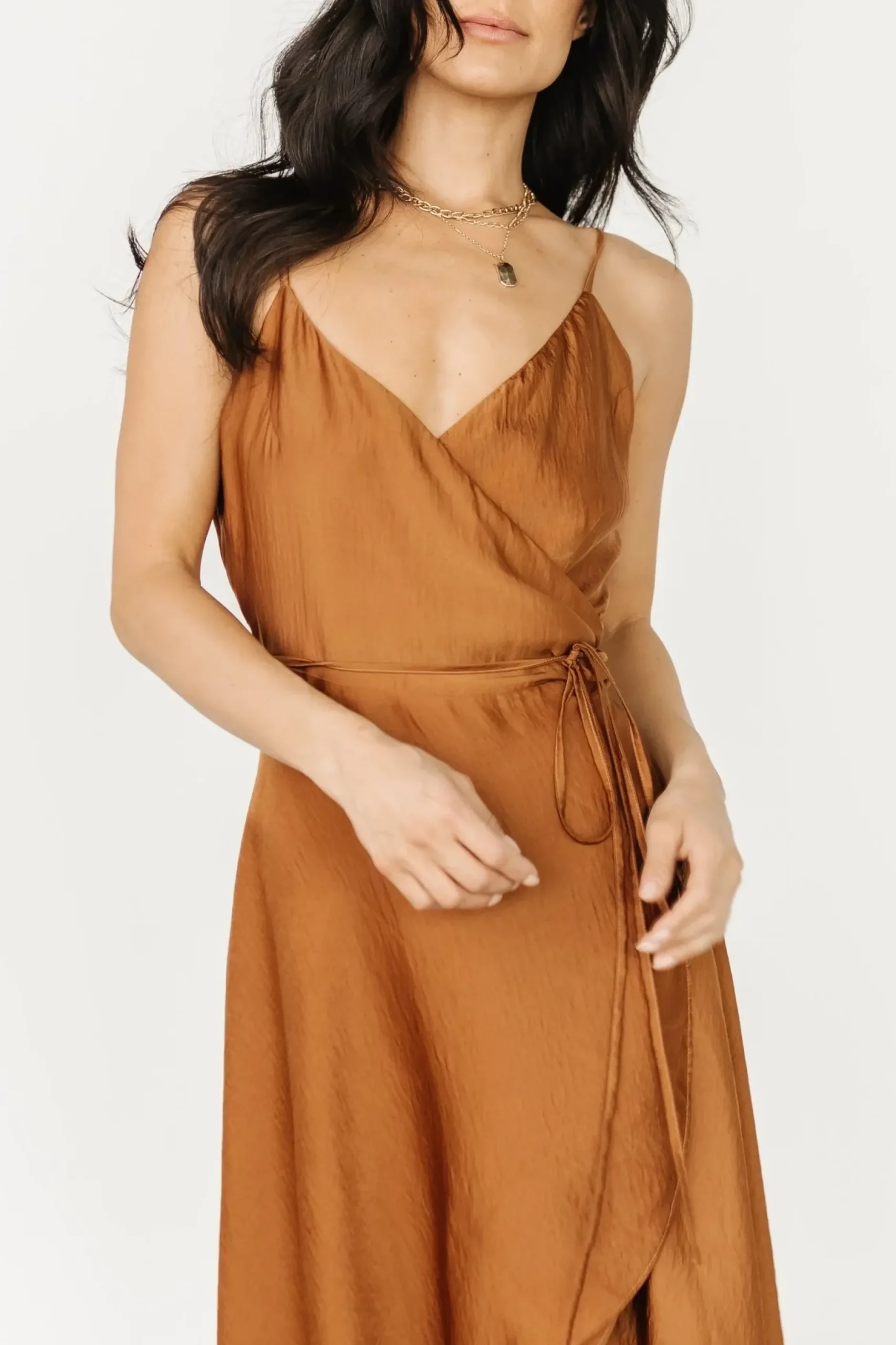 Baltic Born SALE|Steffi Tulip Wrap Dress | Bronze