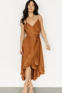 Baltic Born SALE|Steffi Tulip Wrap Dress | Bronze