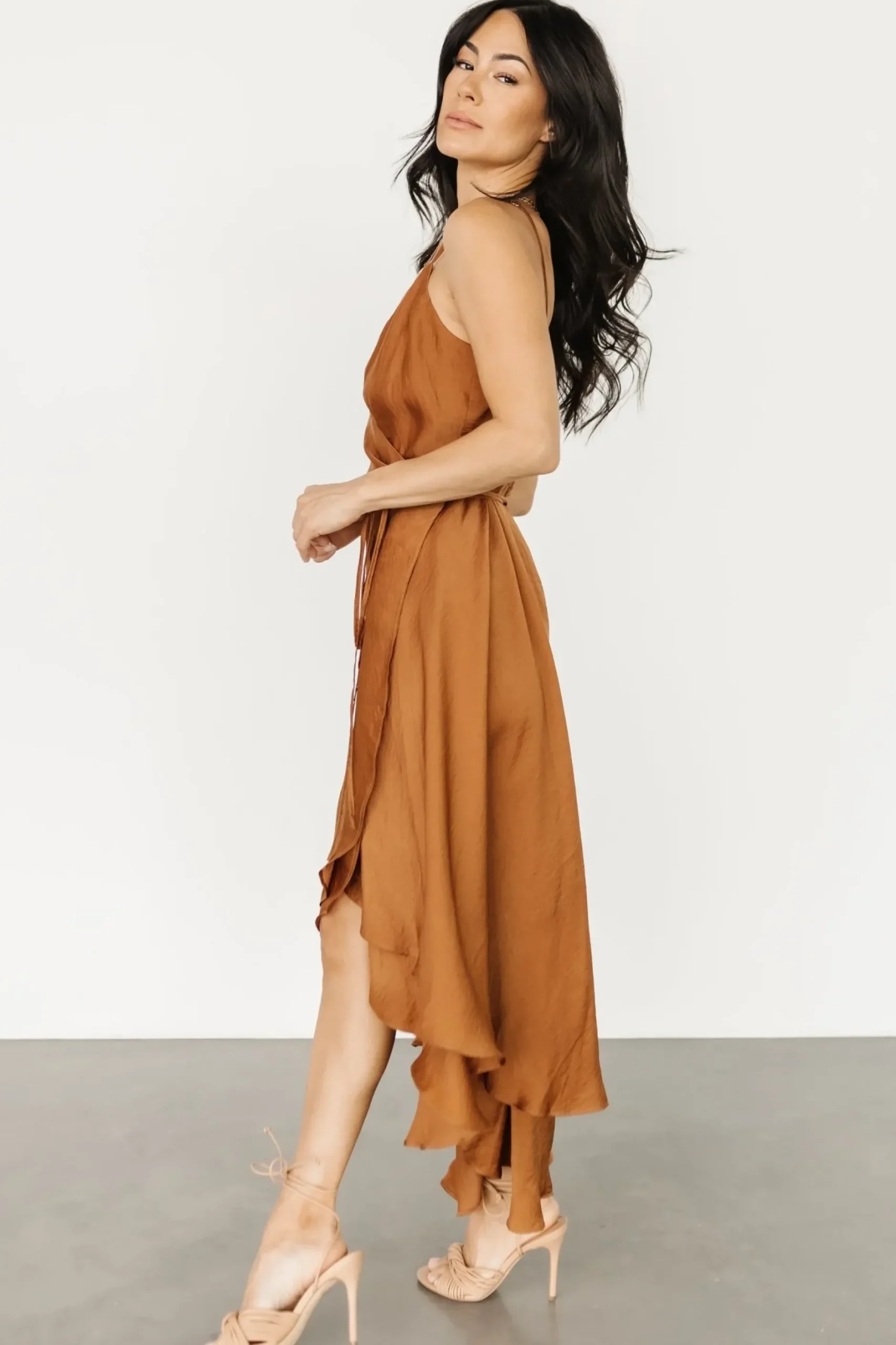 Baltic Born SALE|Steffi Tulip Wrap Dress | Bronze