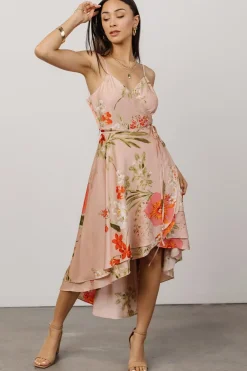 Baltic Born SALE|Steffi Tulip Wrap Dress | Pink Multi Floral