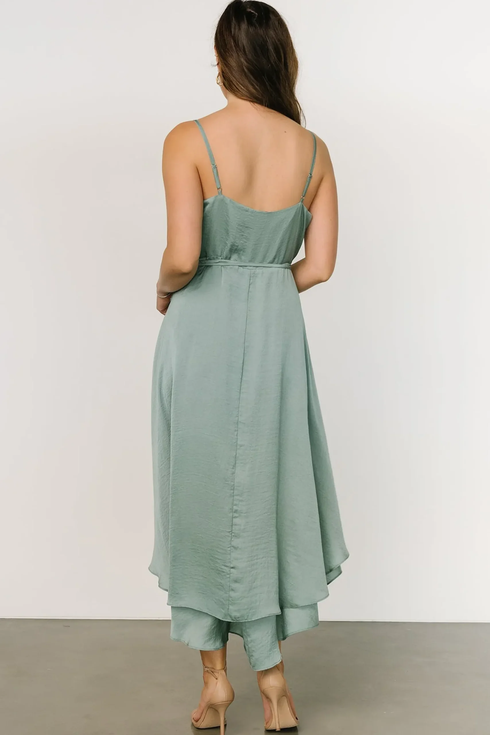 Baltic Born SALE|Steffi Tulip Wrap Dress | Eucalyptus