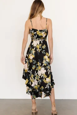 Baltic Born SALE|Steffi Tulip Wrap Dress | Midnight Floral