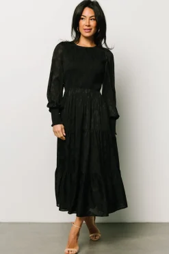 Baltic Born WEDDING SUITE|wedding guest|Stockholm Smocked Dress | Black