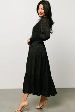 Baltic Born WEDDING SUITE|wedding guest|Stockholm Smocked Dress | Black