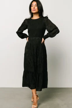 Baltic Born WEDDING SUITE|wedding guest|Stockholm Smocked Dress | Black