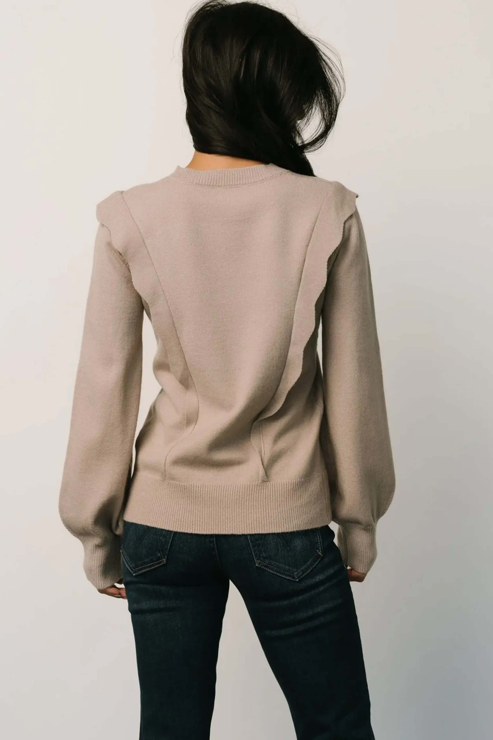 Baltic Born sweaters|Stowe Sweater | Latte
