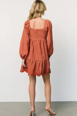 Baltic Born short dresses|Sundsvall Short Dress | Dusty Clay