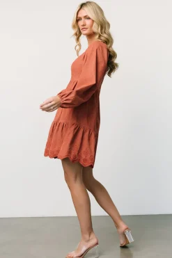 Baltic Born short dresses|Sundsvall Short Dress | Dusty Clay
