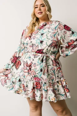 Baltic Born SALE|Tally Mini Dress | Off White Multi Print