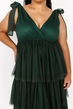 Baltic Born tulle styles|Tessa Tiered Tulle Tank Dress | Dark Green