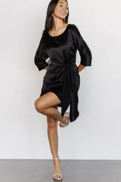Baltic Born short dresses|Theo Mini Dress | Black