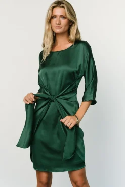 Baltic Born short dresses|Theo Mini Dress | Hunter Green