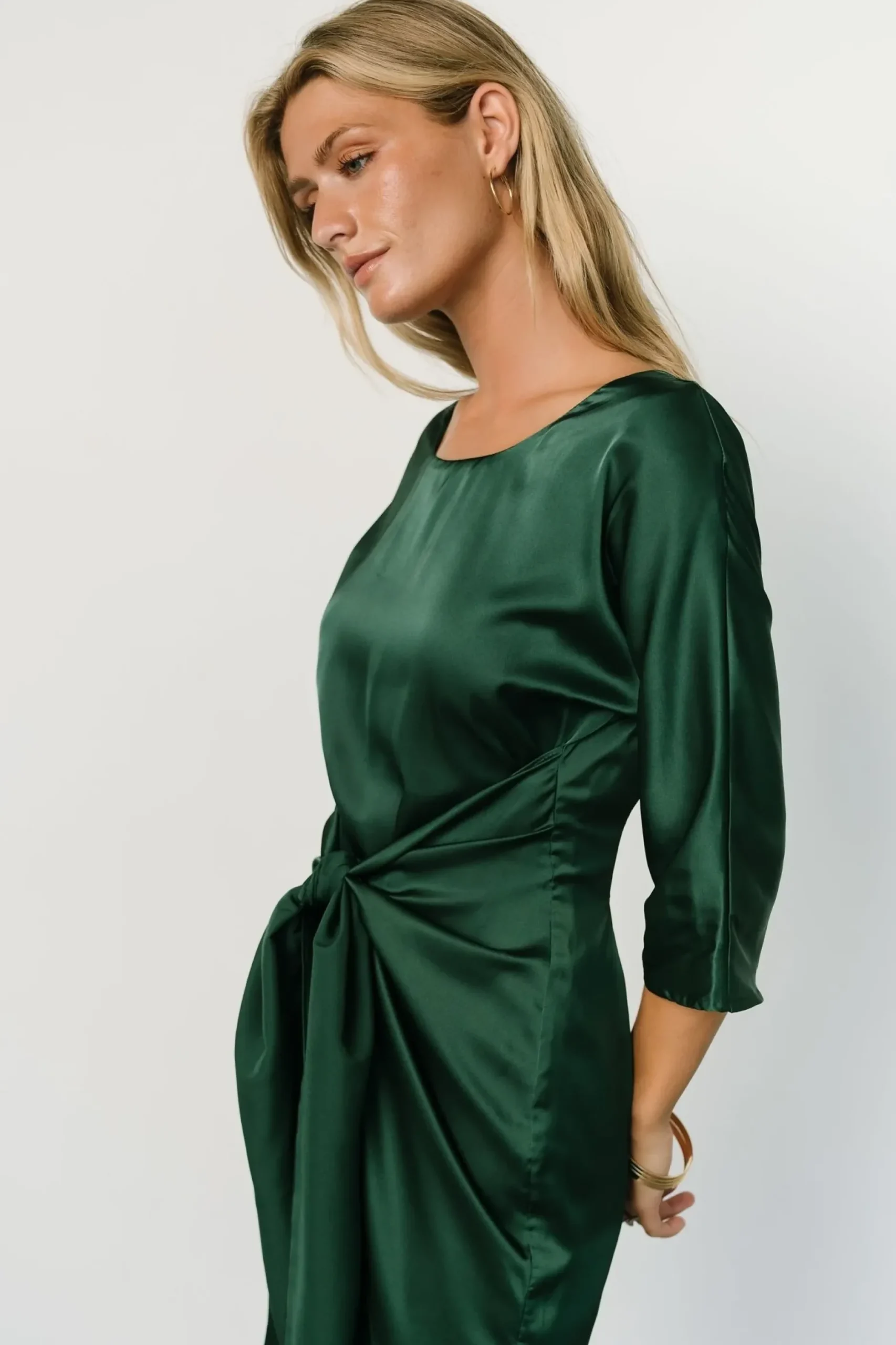 Baltic Born short dresses|Theo Mini Dress | Hunter Green