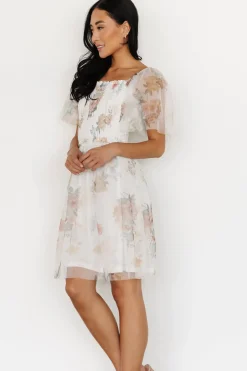 Baltic Born DRESSES|short dresses|Tivoli Tulle Short Dress | White Multi
